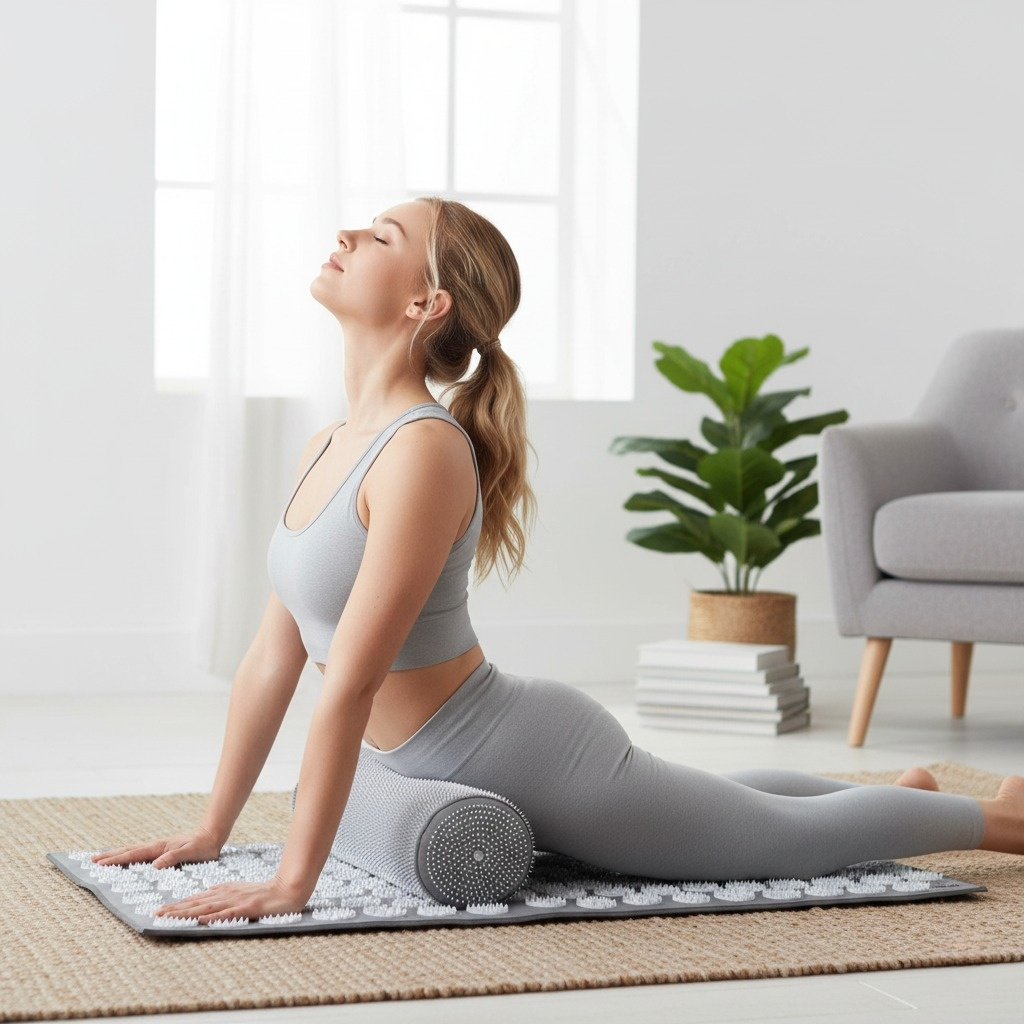 The Nirvana Deep Relief Acupressure Mat & Pillow Set