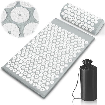 The Nirvana Deep Relief Acupressure Mat & Pillow Set